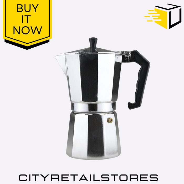 Coffee Maker 9 Cup Premium Espresso Percolator For Home Or Camp 450ml Apollo