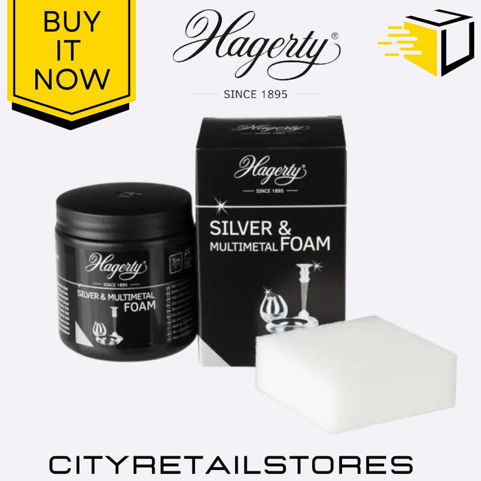 Silver & Multi Metal Foam Polish, Clean & Protect Silver, Gold 185g Hagerty