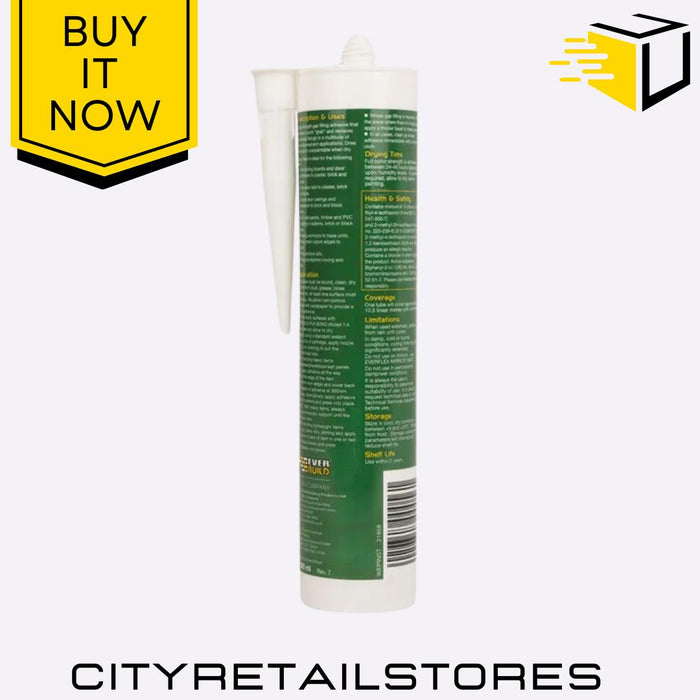 Instant Nails Strong Grab Adhesive Sealant Heavy Duty Multi-Use 290ml Everbuild