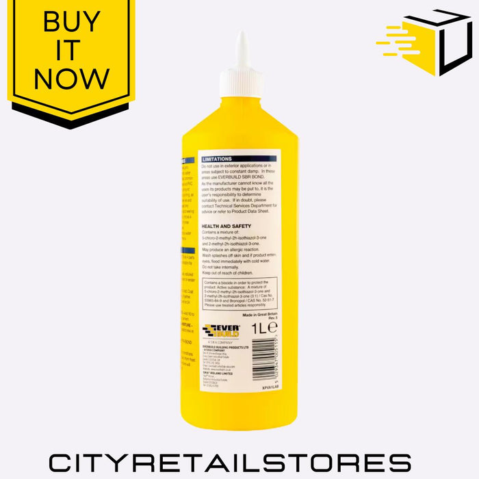 501 PVA Bond Multi-Purpose Adhesive & Sealer DIY & Building 500ml / 1L Everbuild