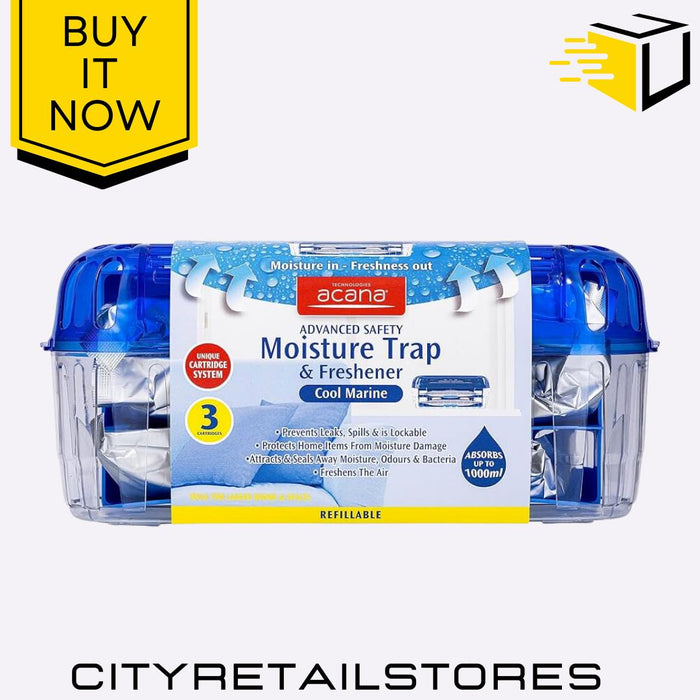 Moisture Range Absorber Freshener Hanging Trap Damp Lavender/Cool Marine Acana