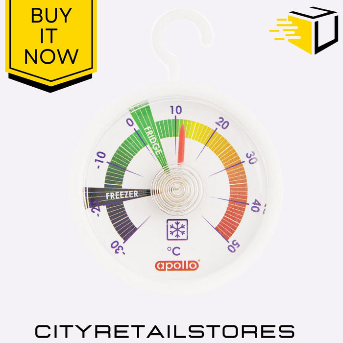 Fridge Freezer Thermometer Digital Temperature Display for Fridge Apollo