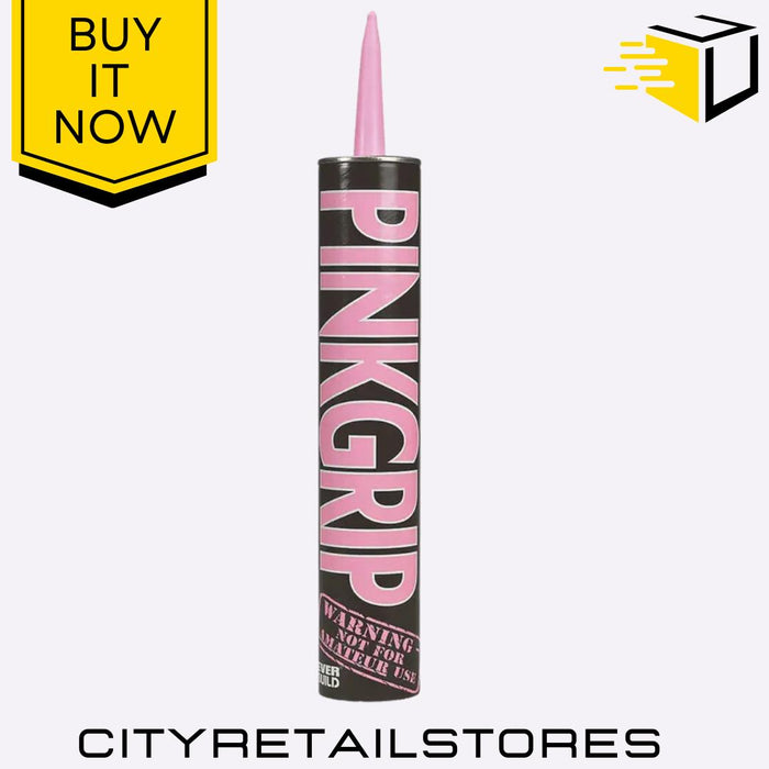 Pinkgrip Range Solvent-Free Grab Adhesive White Strong Multi-Purpose Everbuild