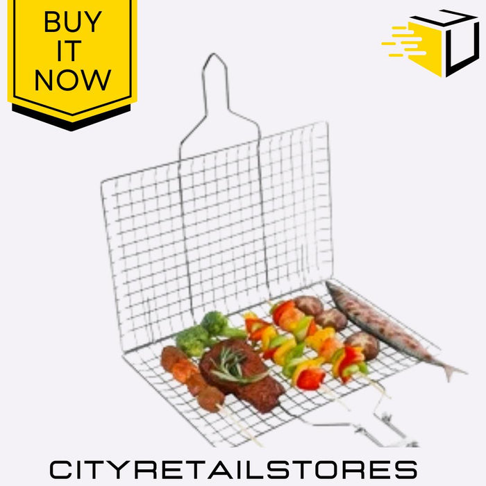 BBQ Wire Grill Metal Rack BBQ Grilling Tool, Durable, Easy Clean Chef Aid