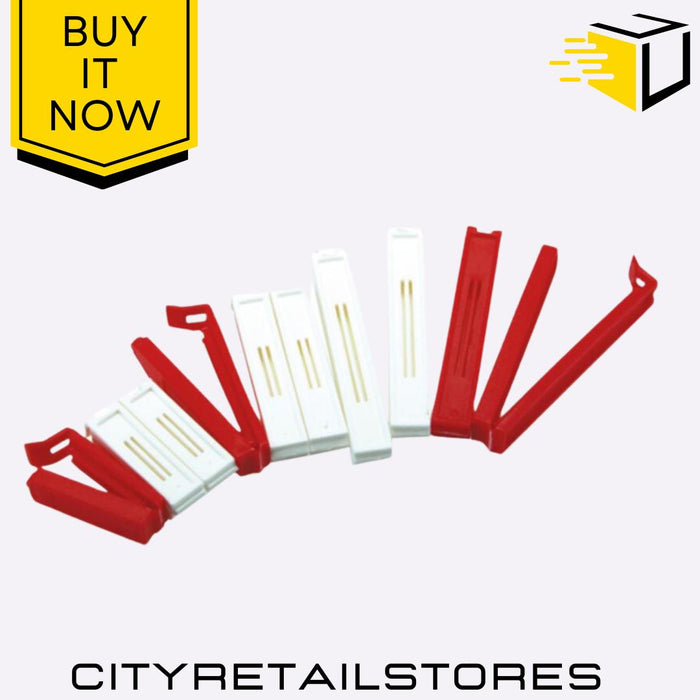 10 Assorted Reusable Food Storage Bag Clips Sealing Clips Apollo