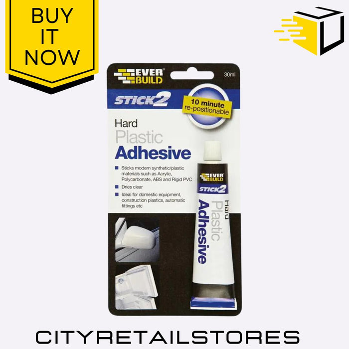 Stick 2 Range Enamel Superglue Gel Epoxy Adhesive Contact Textile Everbuild