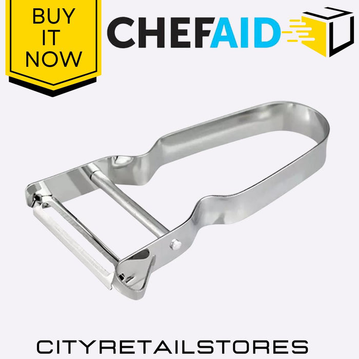 Stainless Steel Vegetable & Fruit Peeler Ergonomic, Sharp & Durable Chef Aid