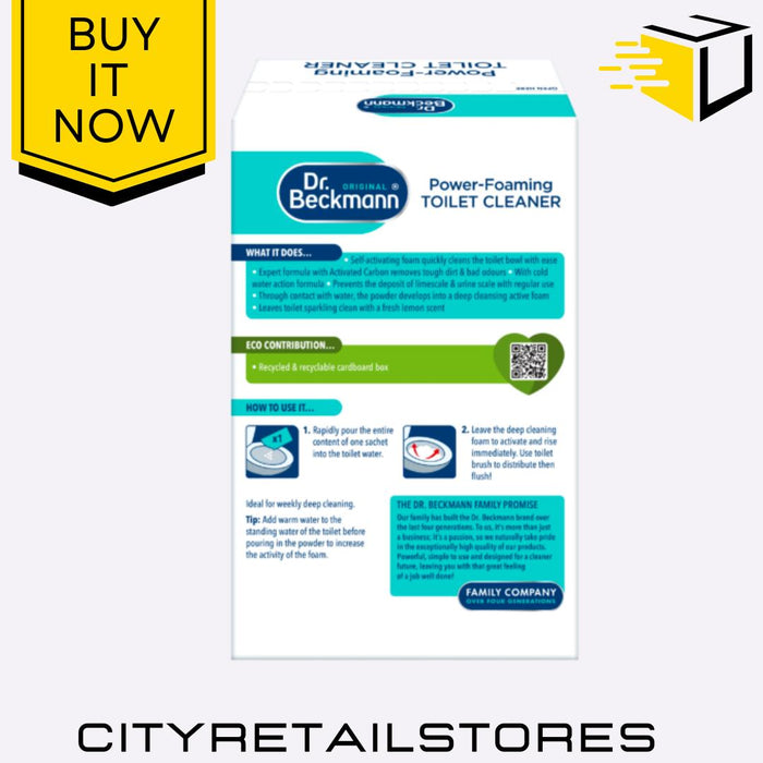 Foaming Toilet Cleaner Hygienic Freshness For Toilet 300g (3 X 100g) Dr Beckmann