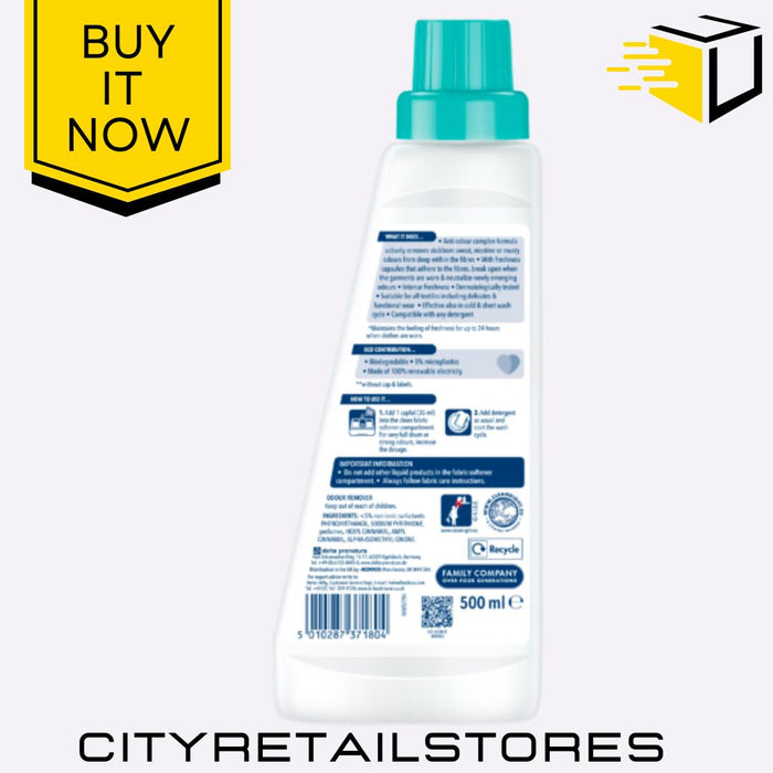 Laundry Odour Remover Prevents New Odours Removes Existing Smells Dr. Beckmann