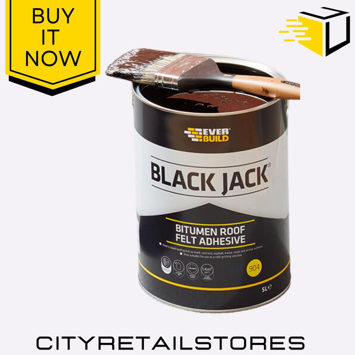 Black Jack Range Bitumen Paint Roof Coating Trowel Mastic Sealant Everbuild