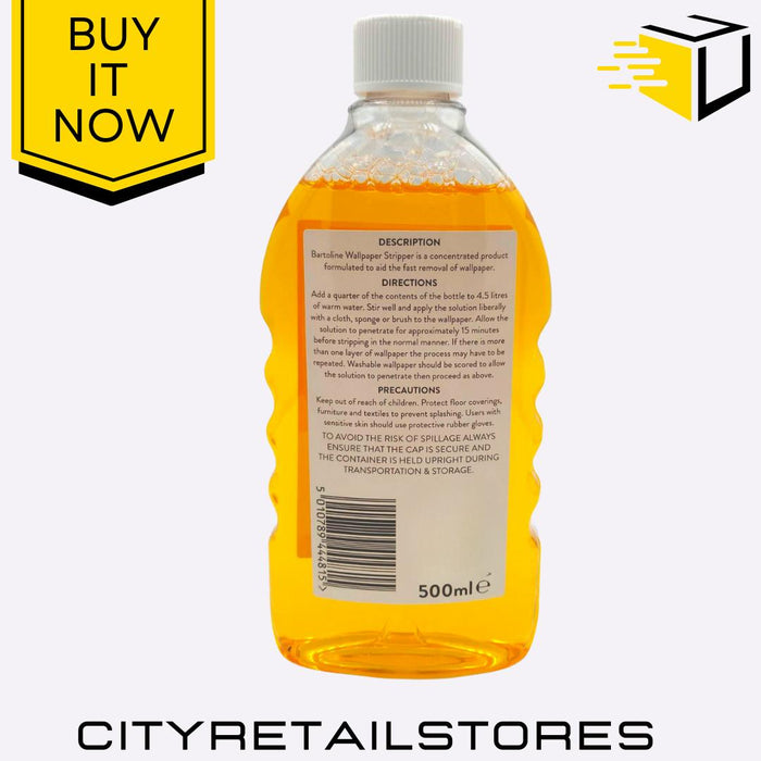 Wallpaper Stripper Fast Acting Wall Removal Solution Home DIY 500ml Everbuild