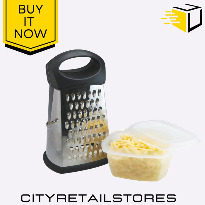 Grater N Store Cheese Grater Easy Storage, Durable, Perfect For Cheese Apollo