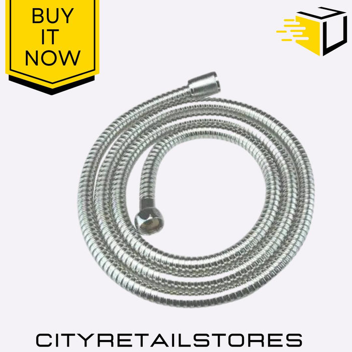 Deluxe 1.75m Flexible Shower Hose Double Shielded Anti-Kink Bathroom Apollo