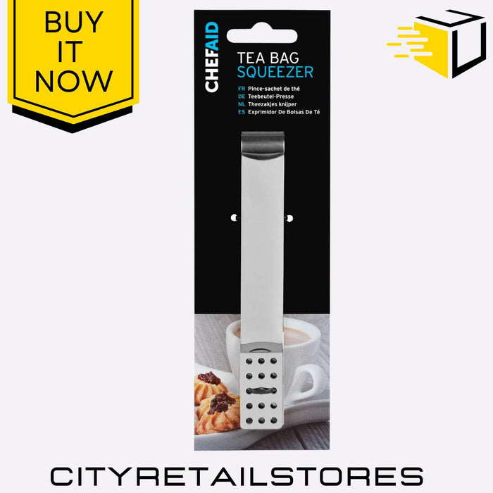 Stainless Steel Tea Bag Squeezer Quick & Easy Tea Bag Press Tool Chef Aid