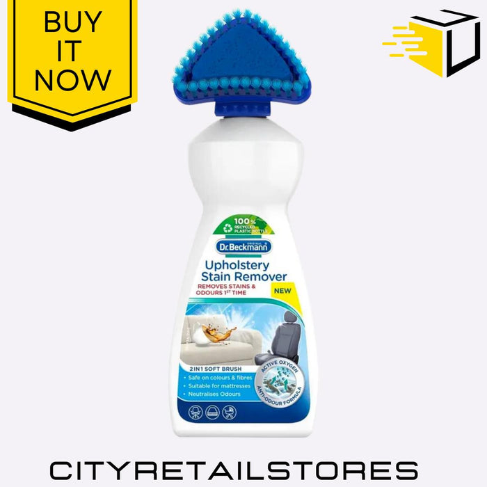 Upholstery Stain Remover with Brush Deep Cleaning 400ml  Dr Beckmann