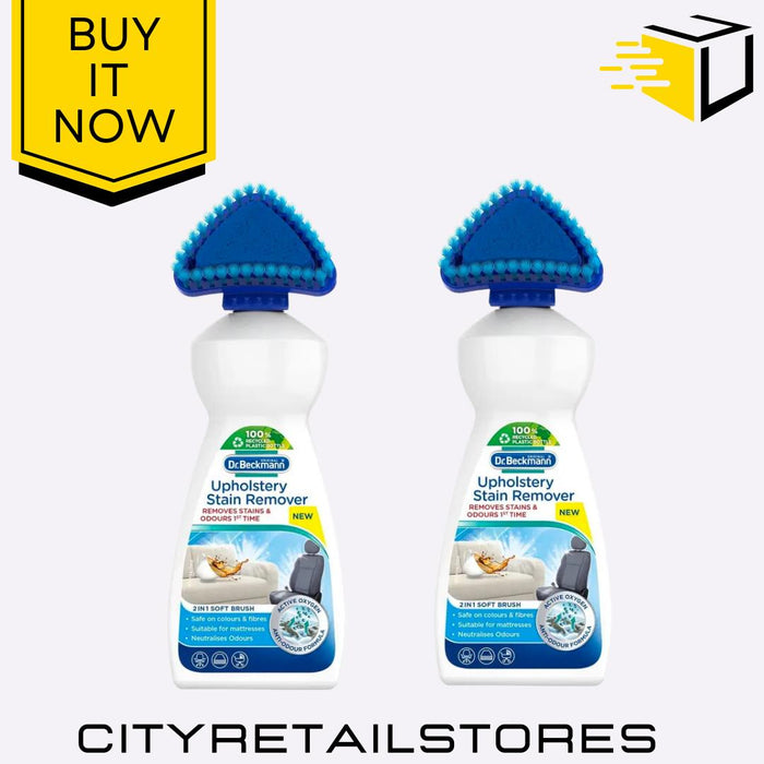 Upholstery Stain Remover with Brush Deep Cleaning 400ml  Dr Beckmann