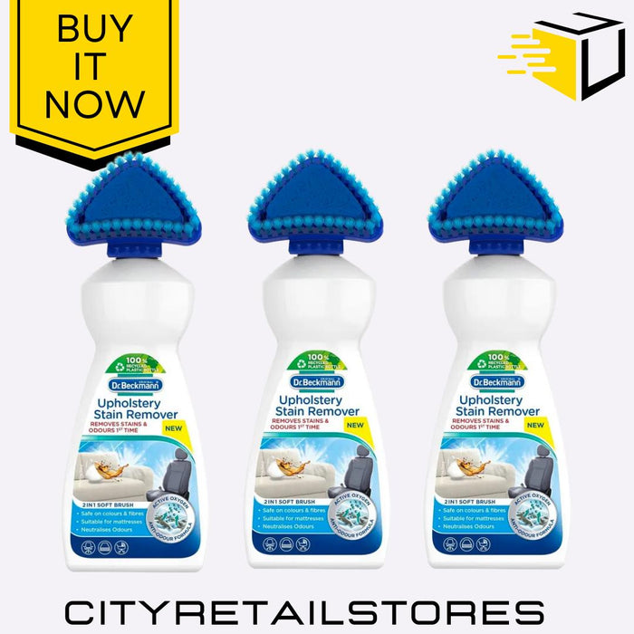 Upholstery Stain Remover with Brush Deep Cleaning 400ml  Dr Beckmann