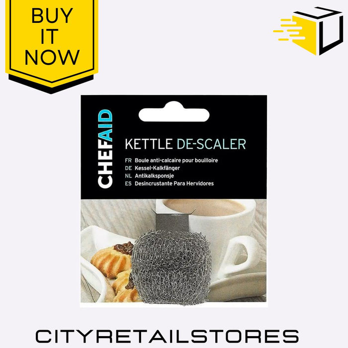 Stainless Steel Reusable Doughnut Kettle Descaler Mesh Ball Prevents Chef aid
