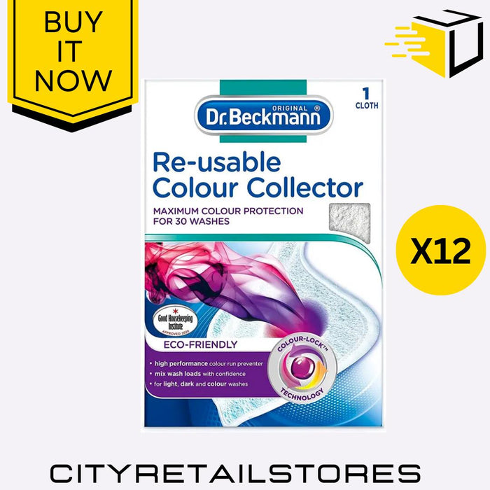 Re-Usable Colour Collector Cloth Prevents Runs Up to 30 Washes Dr. Beckmann