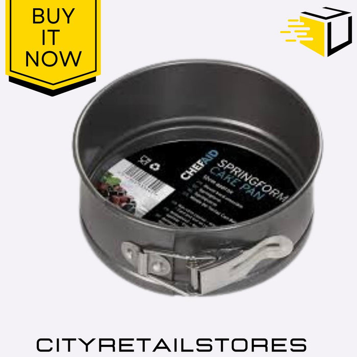 Assorted Sizes Non-Stick Springform Cake Pan Round Baking Pans Set Chef Aid