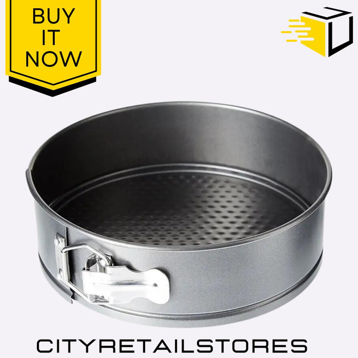 Assorted Sizes Non-Stick Springform Cake Pan Round Baking Pans Set Chef Aid