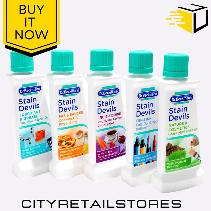 Stain Devils Stain Remover For Clothes Upholstery Cleaner Vanish Dr. Beckmann
