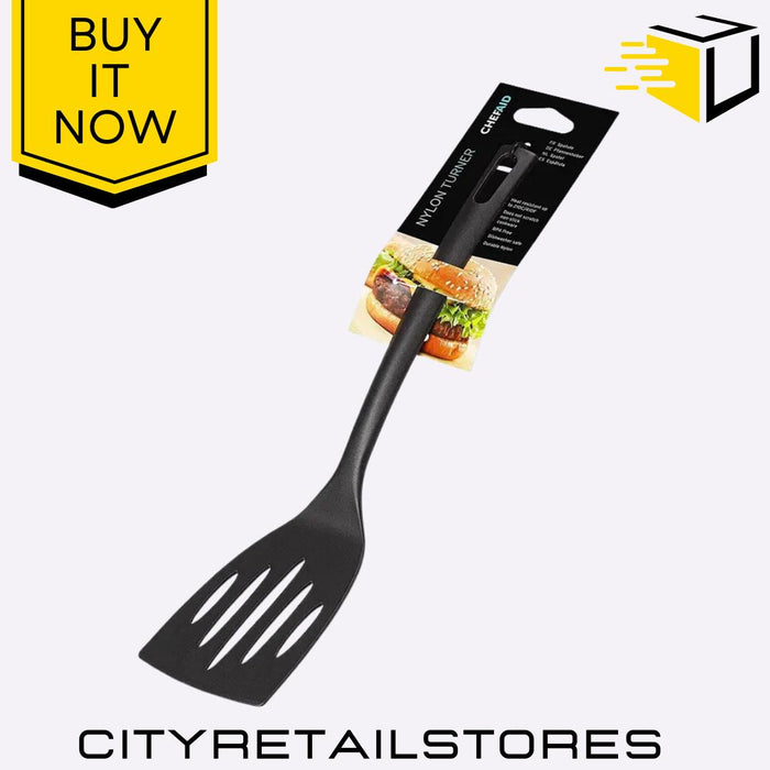 BBQ Turner Metal & Chef Aid Black Turner Durable Non-Stick Grilling Chef Aid