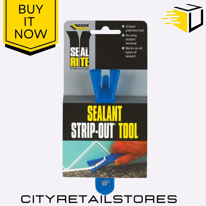 Seal Rite Sealant Remover Tool Easy Strip Out & Apply Multi-Use Kit Everbuild