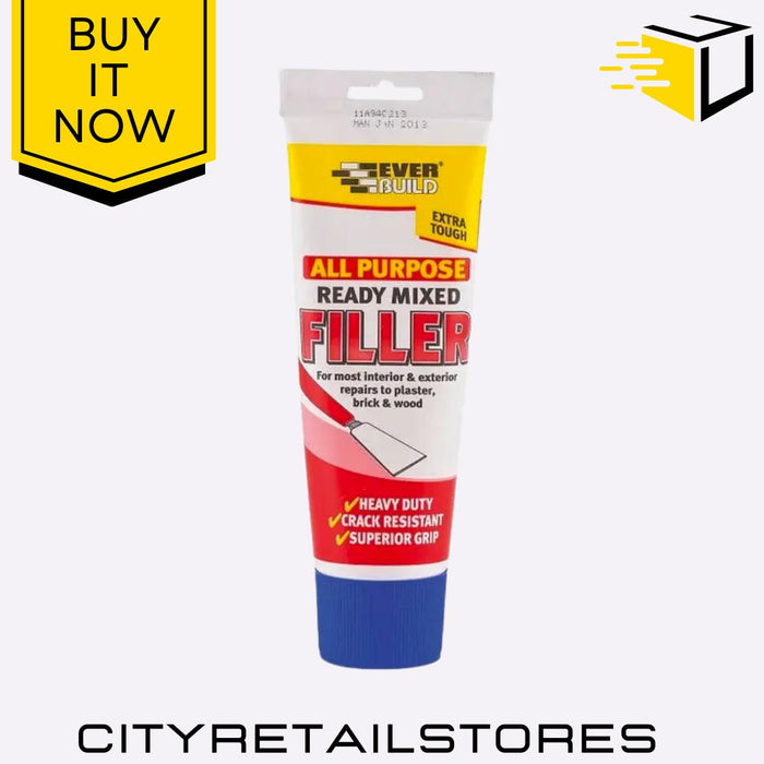 All Purpose Filler Paste Powder Easy Squeeze Wall & Wood Repairs Everbuild