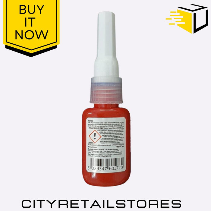 Threadlock GP Blue High Strength Adhesive for Metal Threads Fix 10g Everbuild