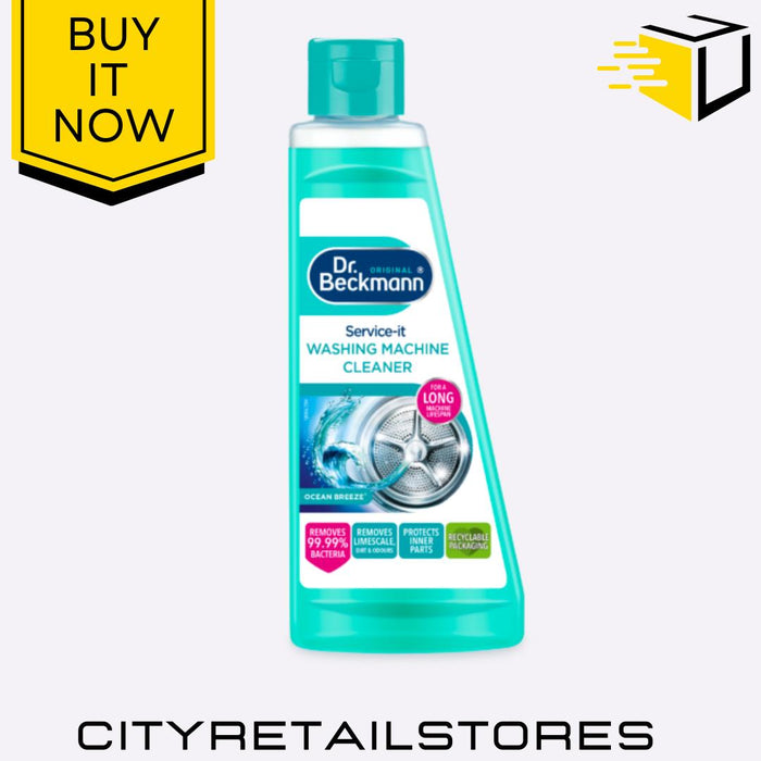 Service-it Washing Machine Cleaner Ocean Fresh Removes Odours 250ml Dr Beckmann