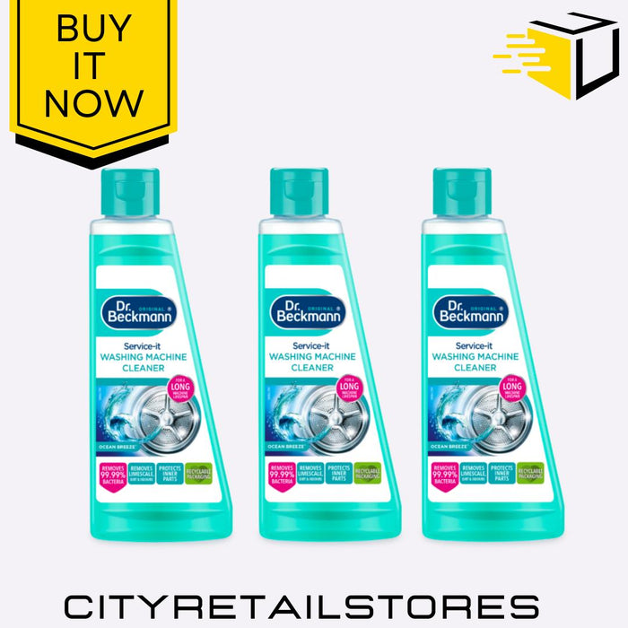 Service-it Washing Machine Cleaner Ocean Fresh Removes Odours 250ml Dr Beckmann