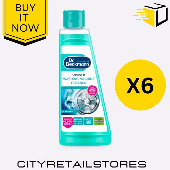 Service-it Washing Machine Cleaner Ocean Fresh Removes Odours 250ml Dr Beckmann