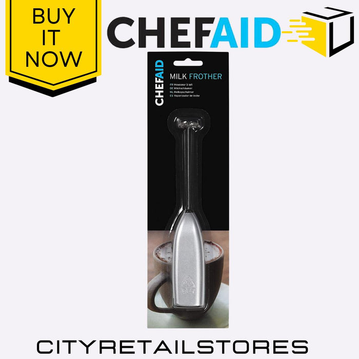 Handheld Milk Frother Electric Foam Maker For Coffee, Lattes Chef Aid