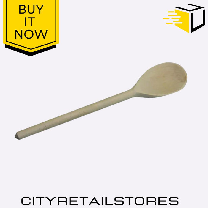 Beech Wood Spoon Durable Kitchen Utensils for Cooking 10"/12"/14"/20" Apollo