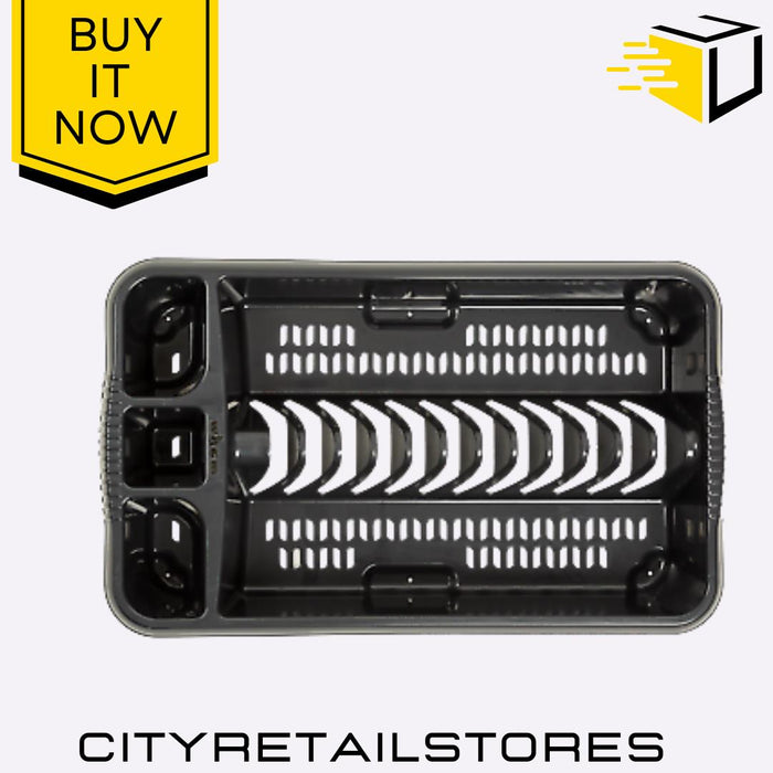 Medium Dish Drainer Midnight Stylish Kitchen Drainer for Drying Dish Wham Casa