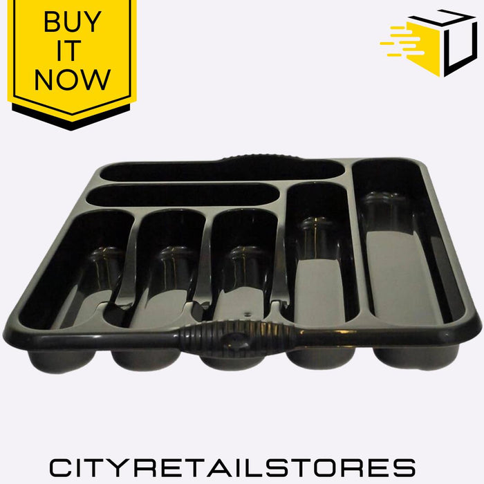 Large Cutlery Tray Midnight Spacious, Durable & Stylish Drawer Wham Casa