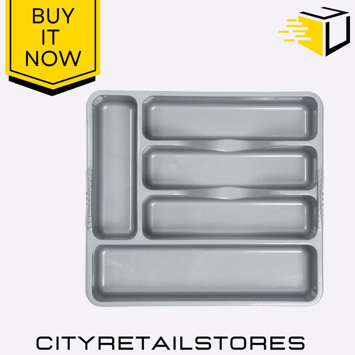 Small Cutlery Tray Silver Durable Kitchen Drawer Organiser Wham Casa