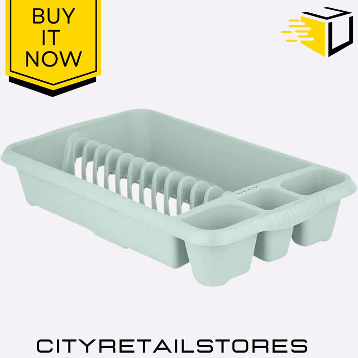 Medium Dish Drainer Silver Safe Stylish Kitchen Drainer Drying Dish Wham Casa