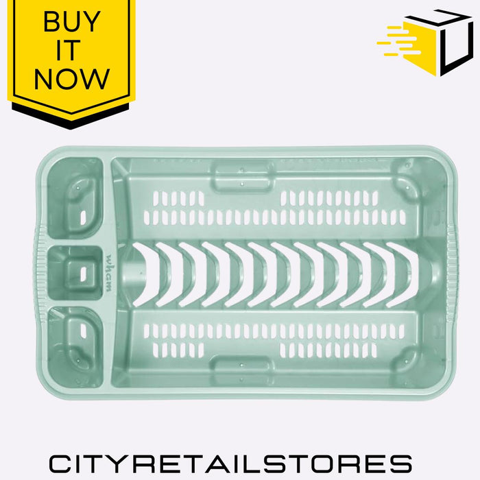 Medium Dish Drainer Silver Safe Stylish Kitchen Drainer Drying Dish Wham Casa