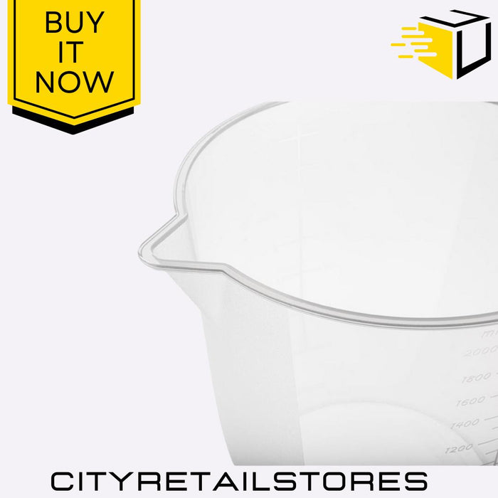 2L Measuring Jug Durable Kitchen Jug With Clear Measurement Wham Cuisine