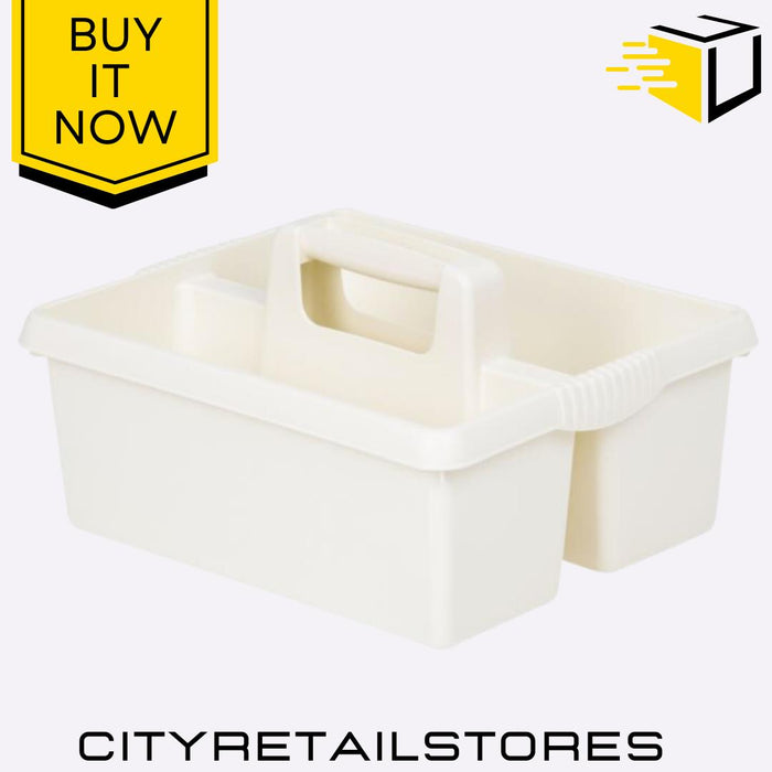 Kitchen Tidy/Organizer Caddy Soft Cream Stylish Storage Solution Wham Casa