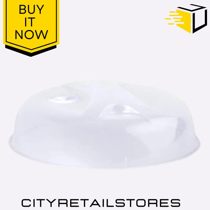 Clear Microwave Cover 25cm/30cm BPA Free, Anti-Splash, Easy Clean Wham Cuisine