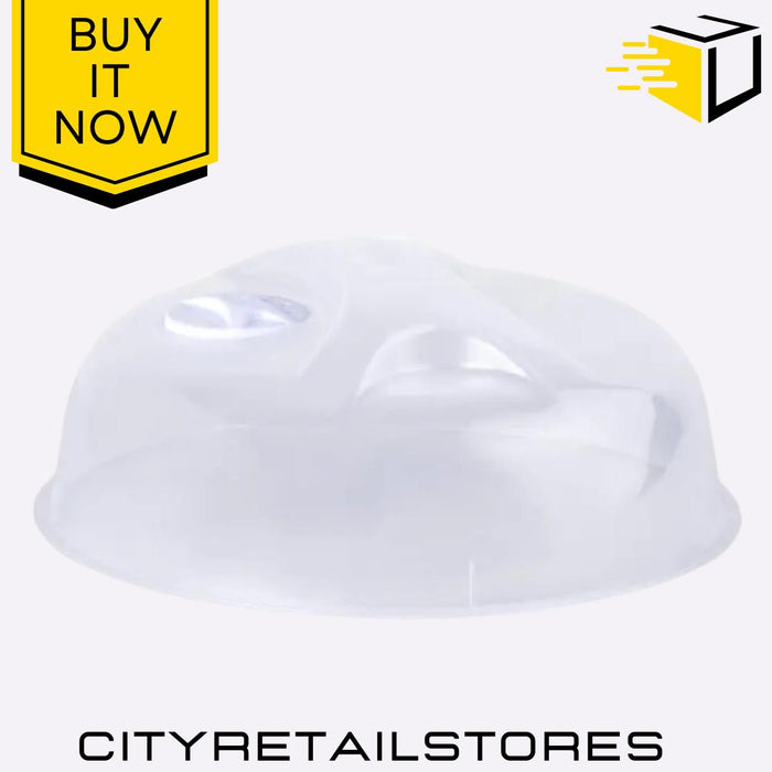 Clear Microwave Cover 25cm/30cm BPA Free, Anti-Splash, Easy Clean Wham Cuisine