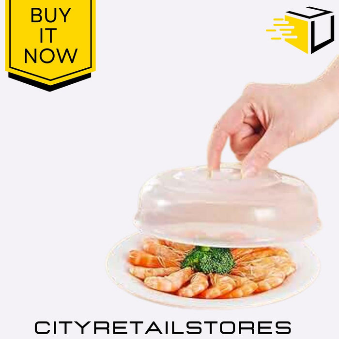 Clear Microwave Cover 25cm/30cm BPA Free, Anti-Splash, Easy Clean Wham Cuisine