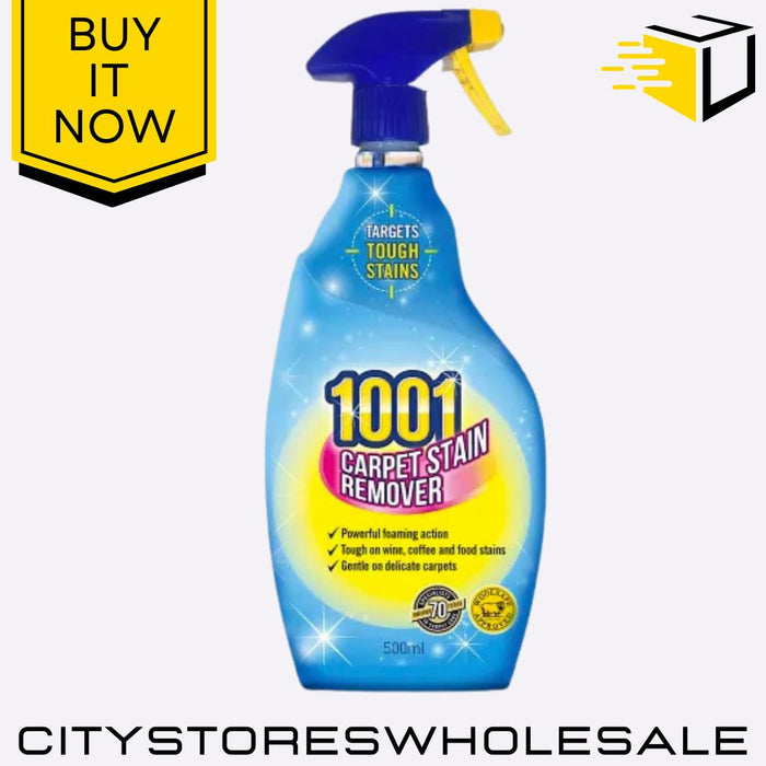500ml Carpet Stain Remover Trigger Spray Fast Acting Deep Clean For Home 1001