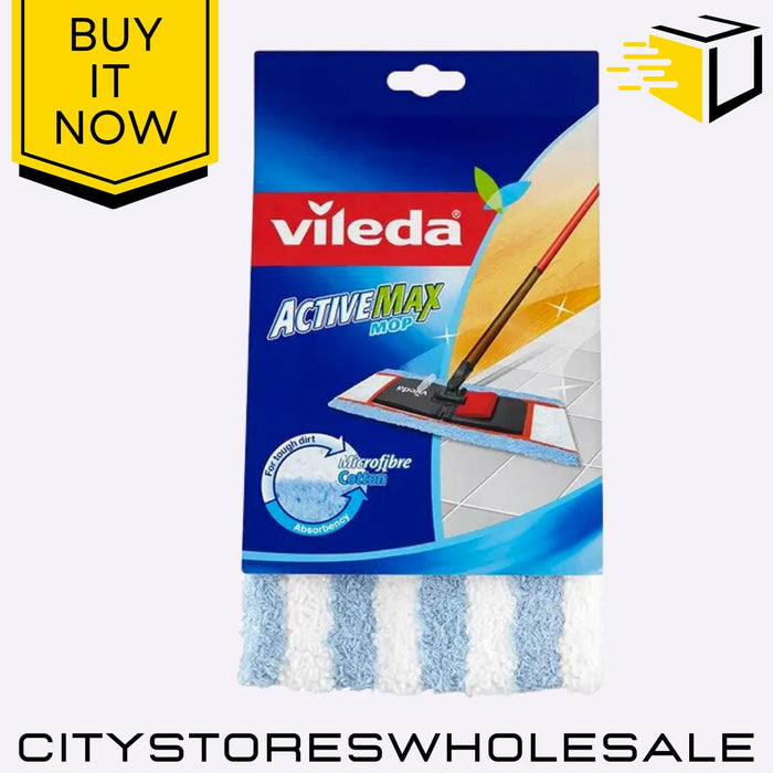Activemax Microfibre Cotton Refill Superior Cleaning Cloth For Home Use Vileda