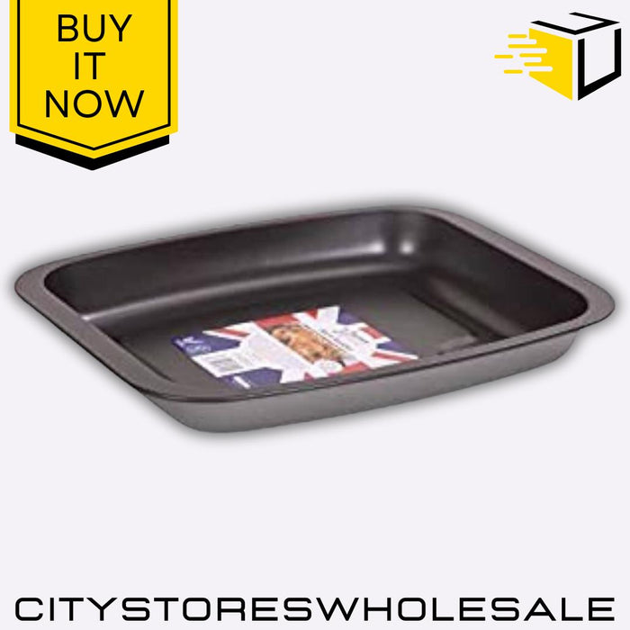 Black Roaster 32cm Non-Stick Oven Tray Durable Bakeware Wham Essentials