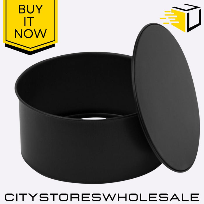 8 Inch 20cm x 9cm Loose-Based Steel Cake Tin Non-Stick Durable Baking Pan Wham