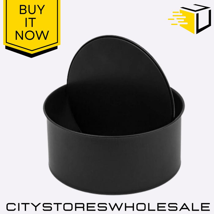 8 Inch 20cm x 9cm Loose-Based Steel Cake Tin Non-Stick Durable Baking Pan Wham